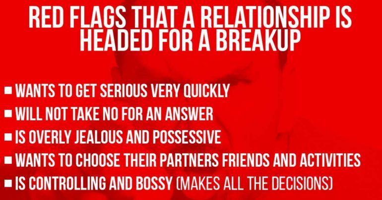 10 Red Flags That A Relationship Is Headed For A Breakup 770x404 