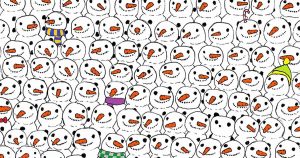 A Christmas-Themed Puzzle! Can You Spot The Panda?