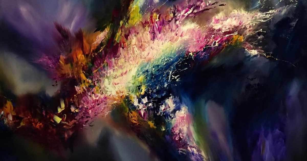 An Artist Who Can Paint Music Because Rare Neurological Condition