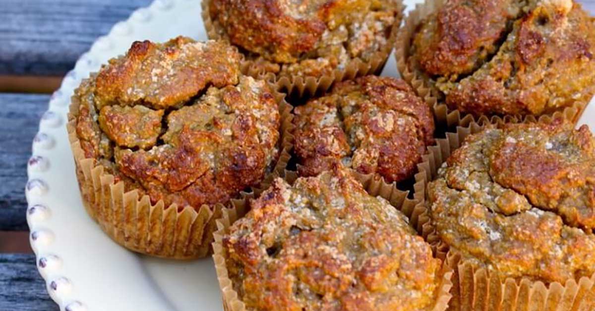 Delicious, Anti-Inflammatory Coconut and Sweet Potato Muffins with Turmeric, Ginger, Cinnamon and Maple Syrup