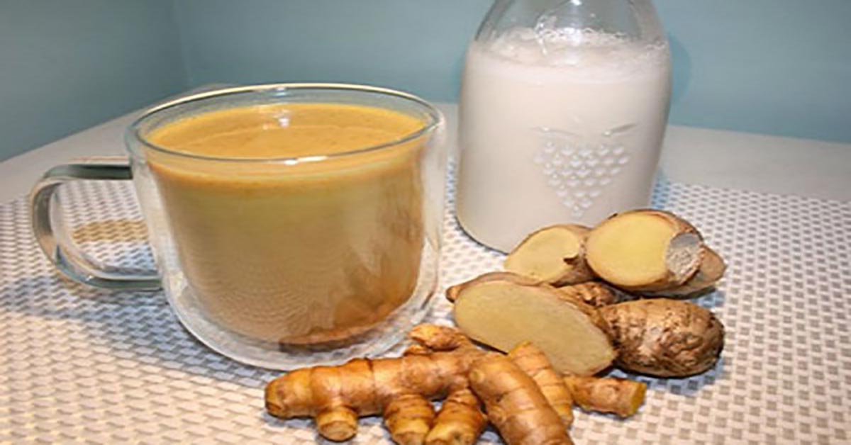 Mix Ginger and Turmeric with Coconut Milk for Better Sleep and Healthy Liver