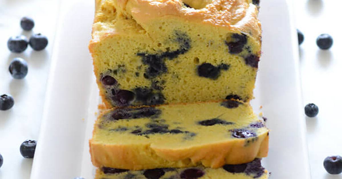 Amazing Keto Blueberry Lemon Bread Recipe